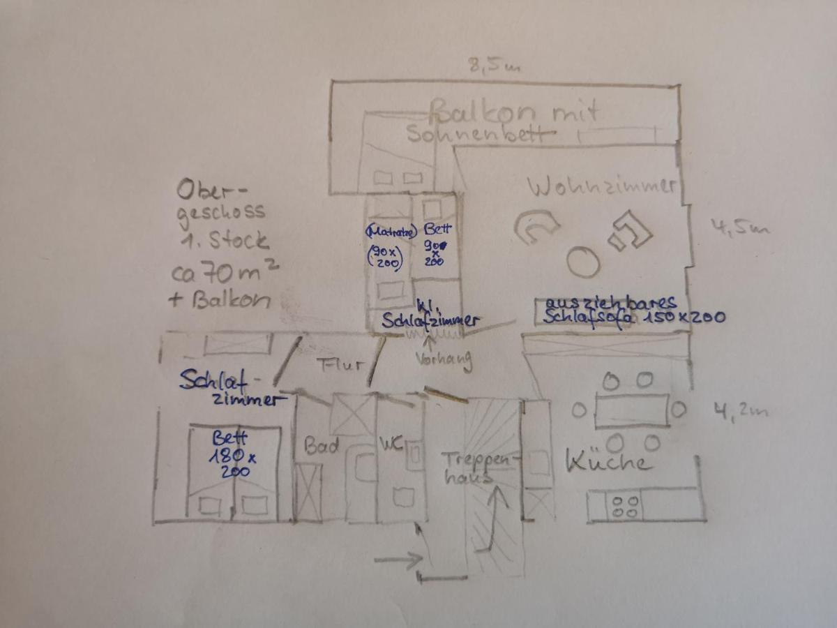 Ferienwohnung Im Haus Lotus Mit Grossem Balkon Und Garten บัดอูราค ภายนอก รูปภาพ